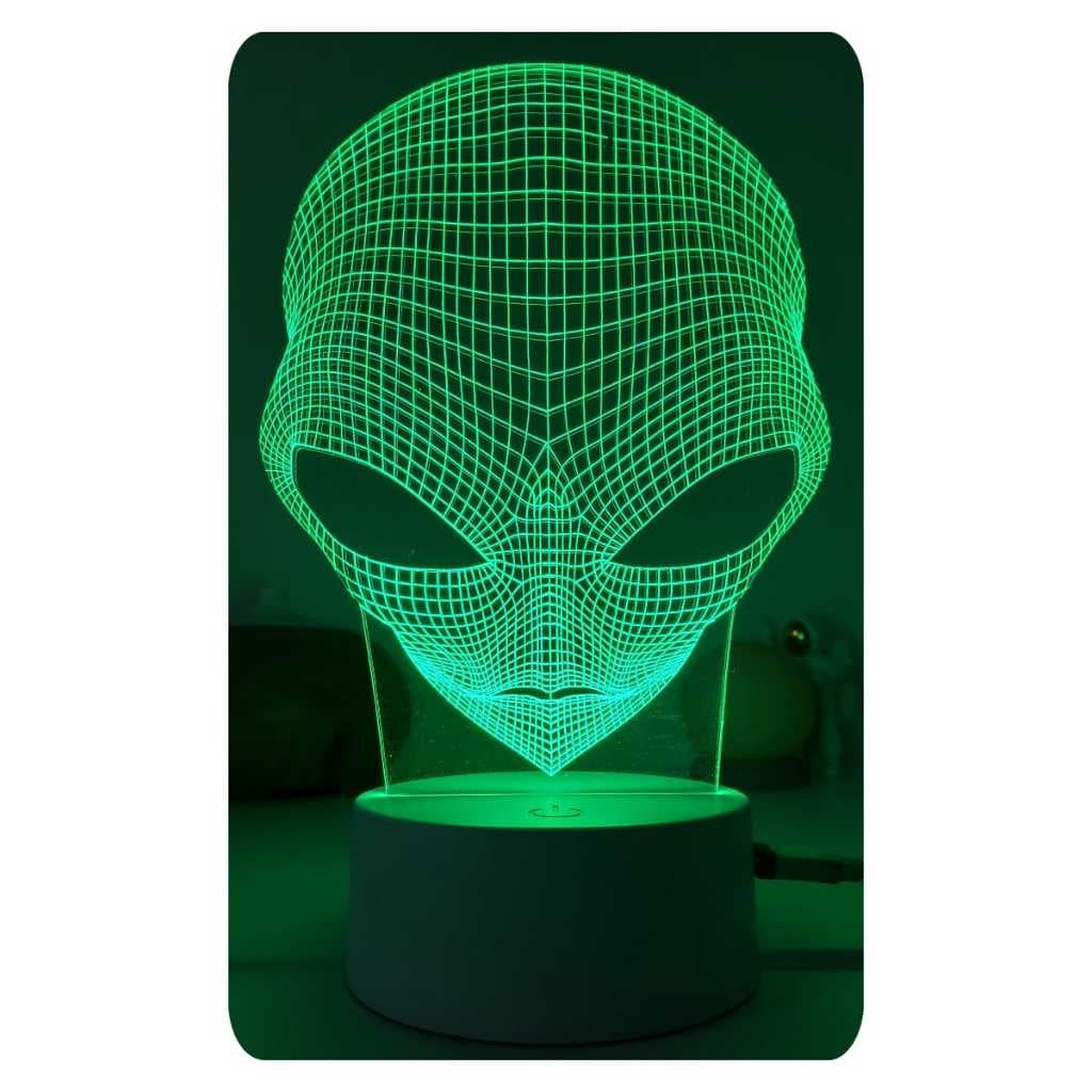 Et decoração luminária led 16 cores extraterrestre presente