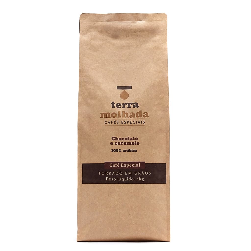 Café Especial Terra Molhada Chocolate/caramelo 1kg em grãos 100% Arabica