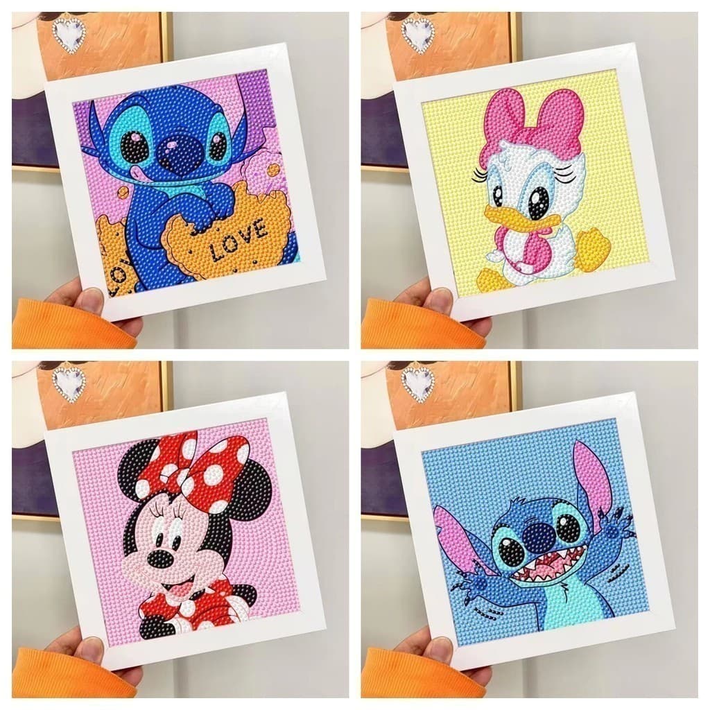 Disney Stitch  Completo Pintura De Diamante 5D Variados(Disney's Lilo & Stitch)