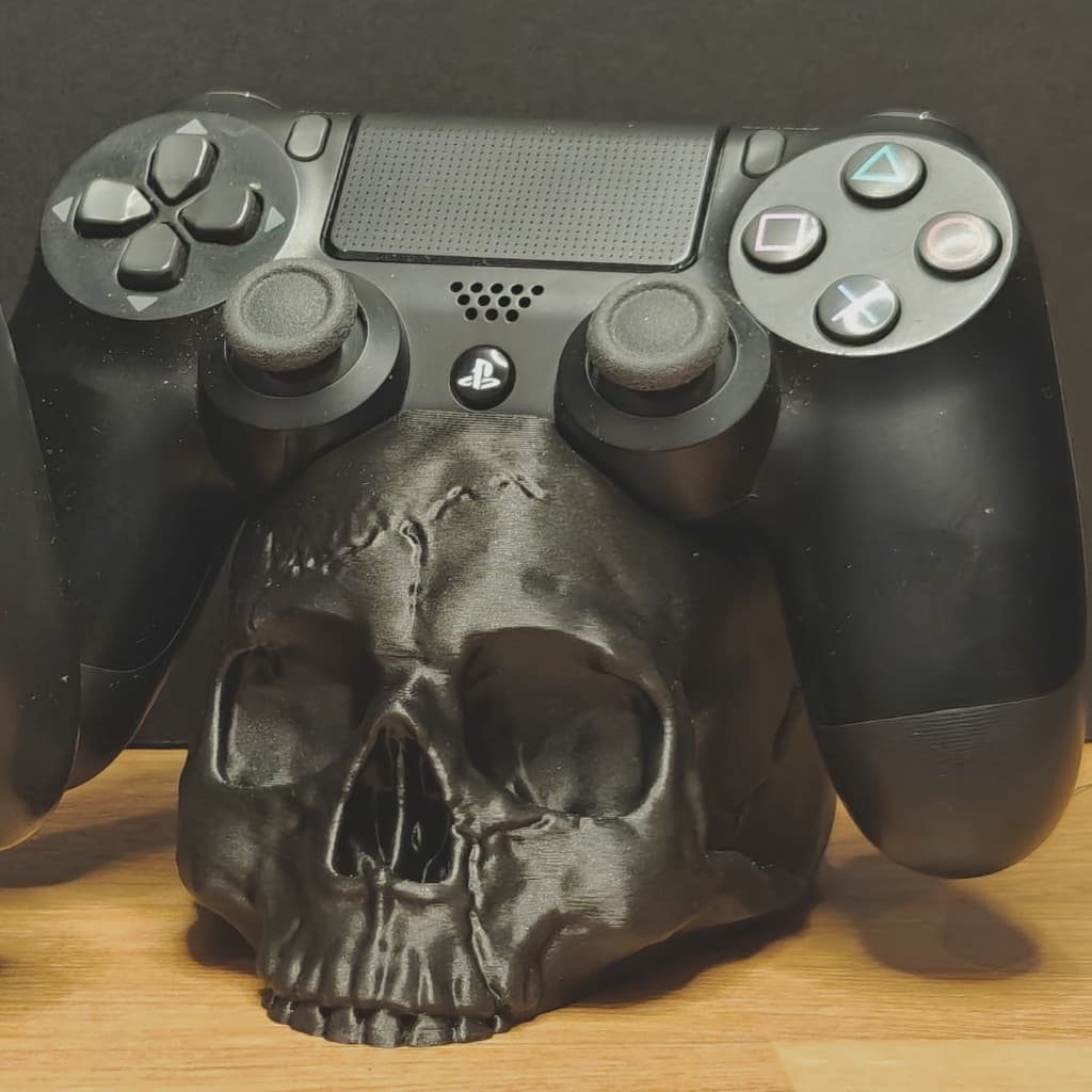 Suporte para Controle de Videogame de Caveira - PS4, PS5, XBOX, Switch Pro, Switch 2 Pro