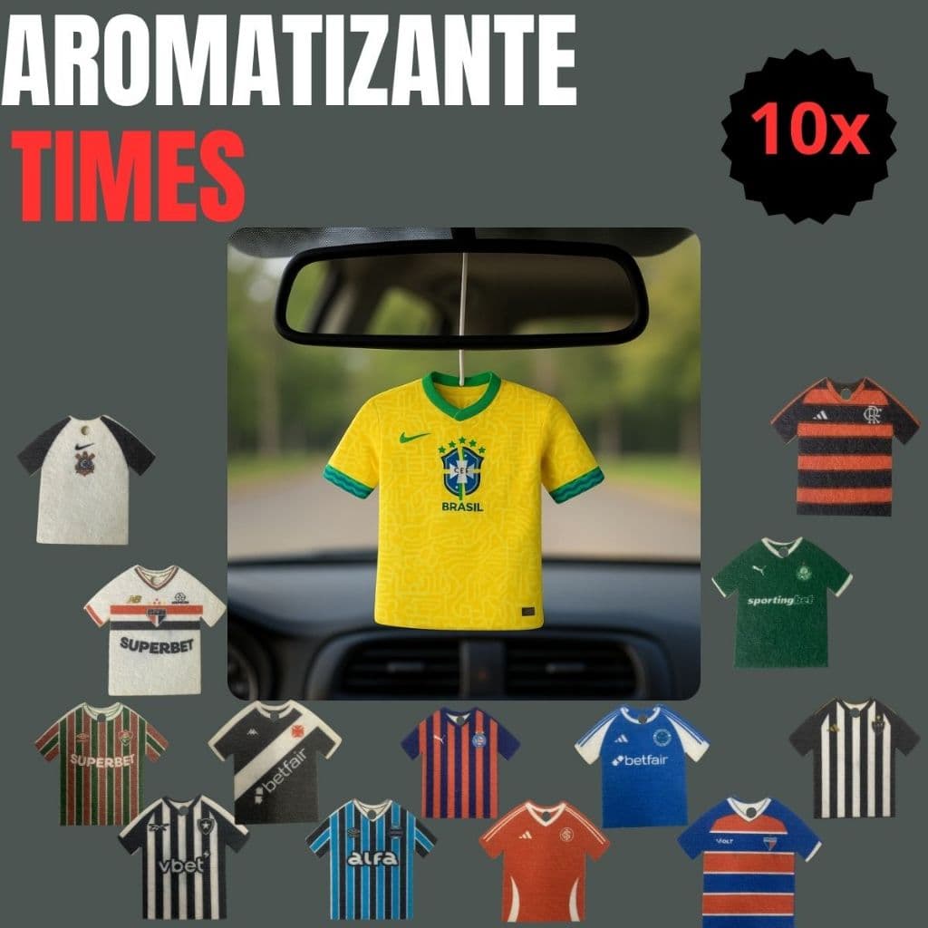 KIT 10 Unidade Aromatizantes Cheirinho Para Carro ORIGINAL