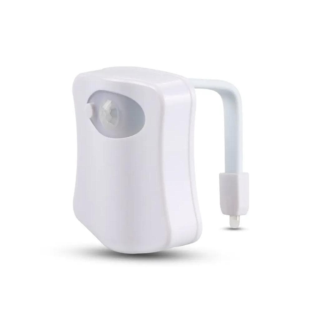 Luminária com Sensor de Presença para Vaso Sanitário LED 8 Cores, Luz Noturna Automática Infantil