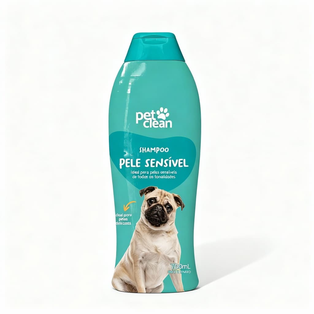 Shampoo Pet Clean Pele Sensível 700ml Para Cães e Gatos