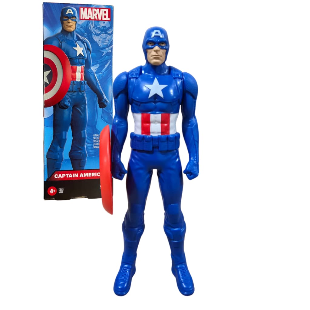 Boneco Marvel Capitão América 20cm Hasbro Original Articulado Infantil