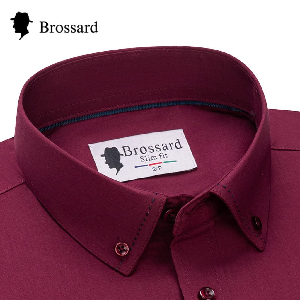 Camisa Social Masculina - Manga Longa Slim Fit Estilosa - Premium de Tecido Não Amassa e Respirável