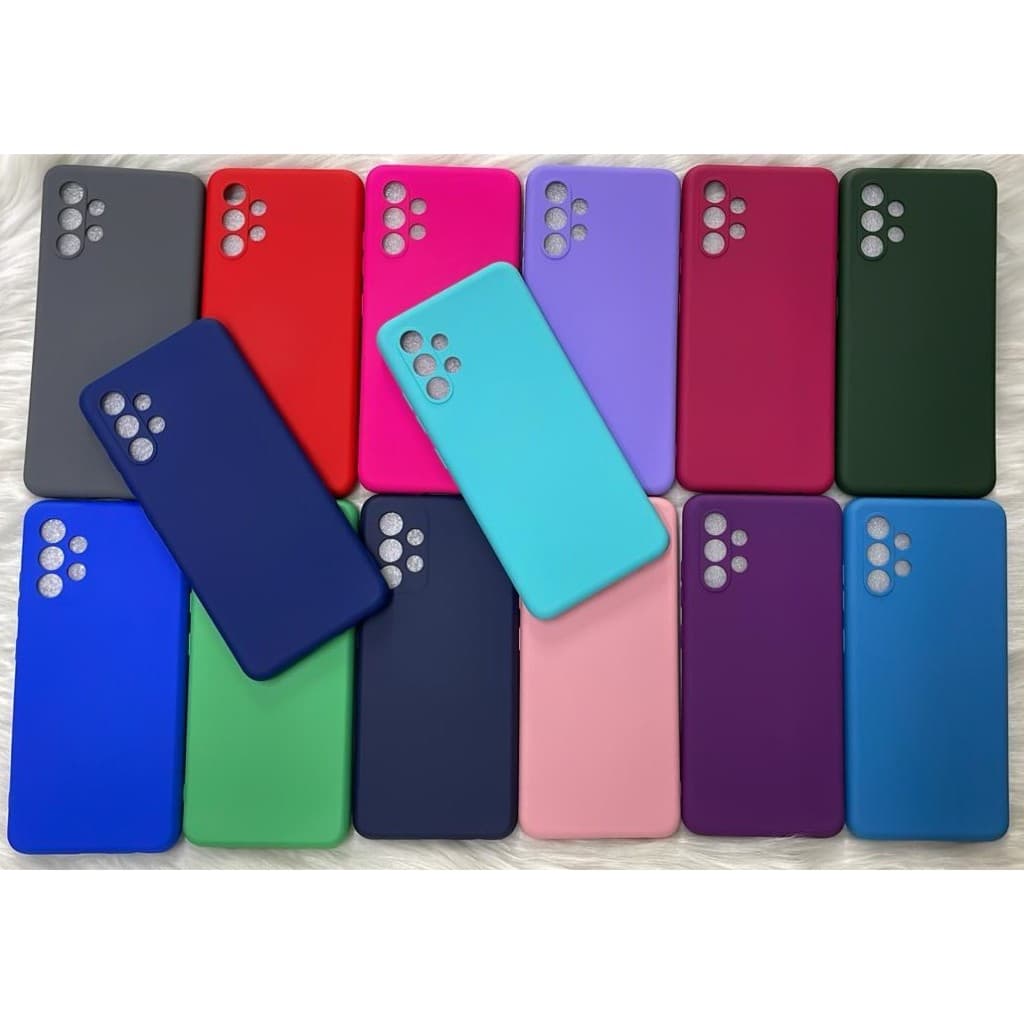 Capa Capinha Para A32 4G  Samsung Silicone Aveludado POR DENTRO