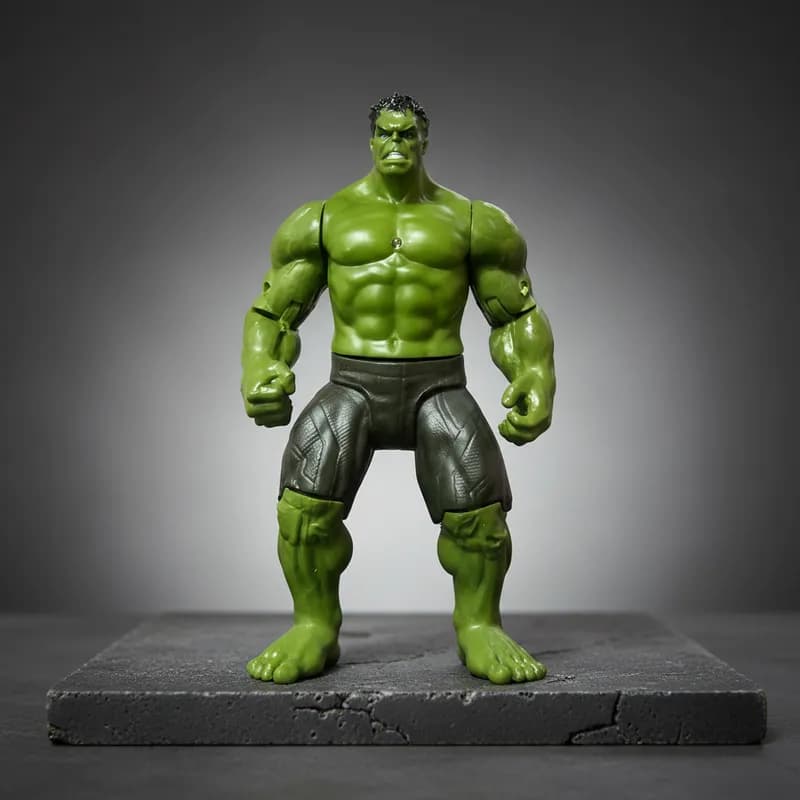 Boneco Hulk Totalmente Articulado Super Herói Tamanho 17 Cm