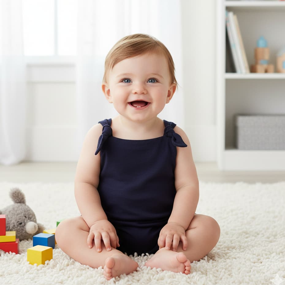 Macacão Bebê Menino Menina Jardineira com Alças Regulaveis Roupa de Bebê Menino Menina