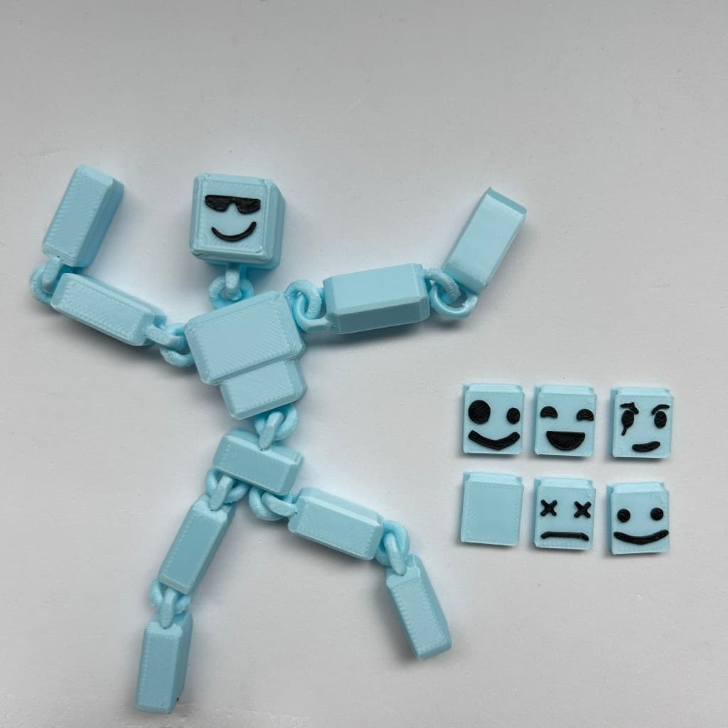 boneco articulado mais divertido do pedaço: o FaceMaker 3D!
