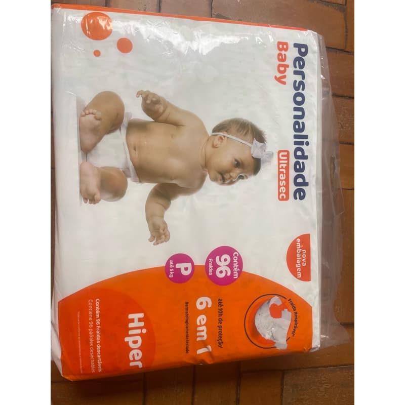 Fralda Personalidade Baby 96 fraldas P