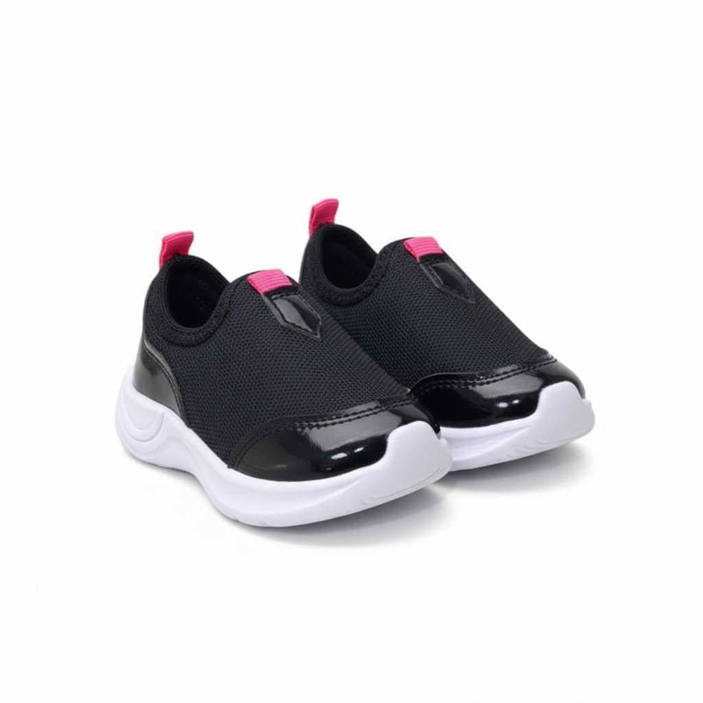 Tênis Infantil Calce Fácil  Feminino Lindo Confortável  Ideal para Escola Passeios e Dia a Dia Tendencia Menina moda