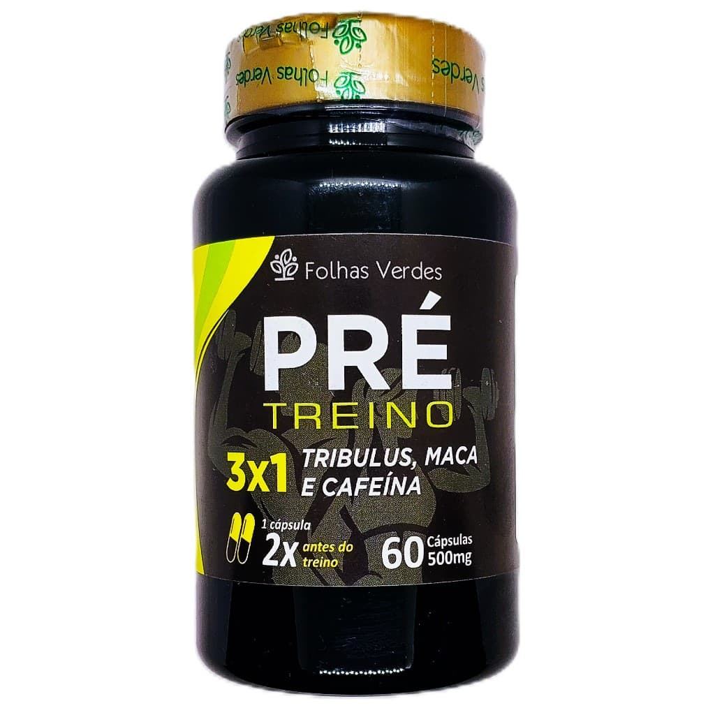 Pré-Treino 60 cápsulas 500mg