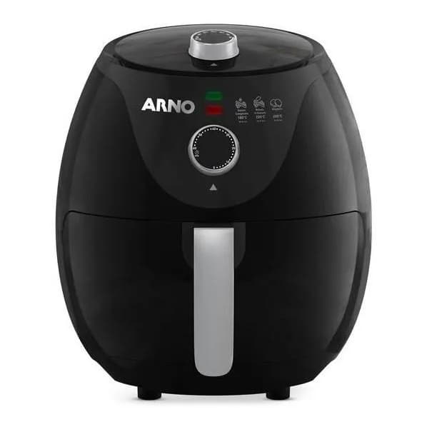Fritadeira Elétrica Arno Easy Fry 3,2L Preta 220V  – Air Fryer Sem Óleo 200°C Compacta e Potente cor Preto