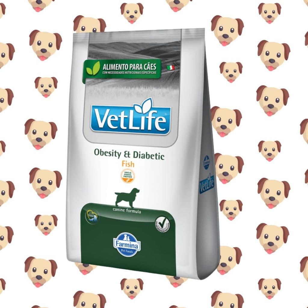 Ração Para Cachorros Adultos Obesity & Diabetic Fish 2Kg Vet Life