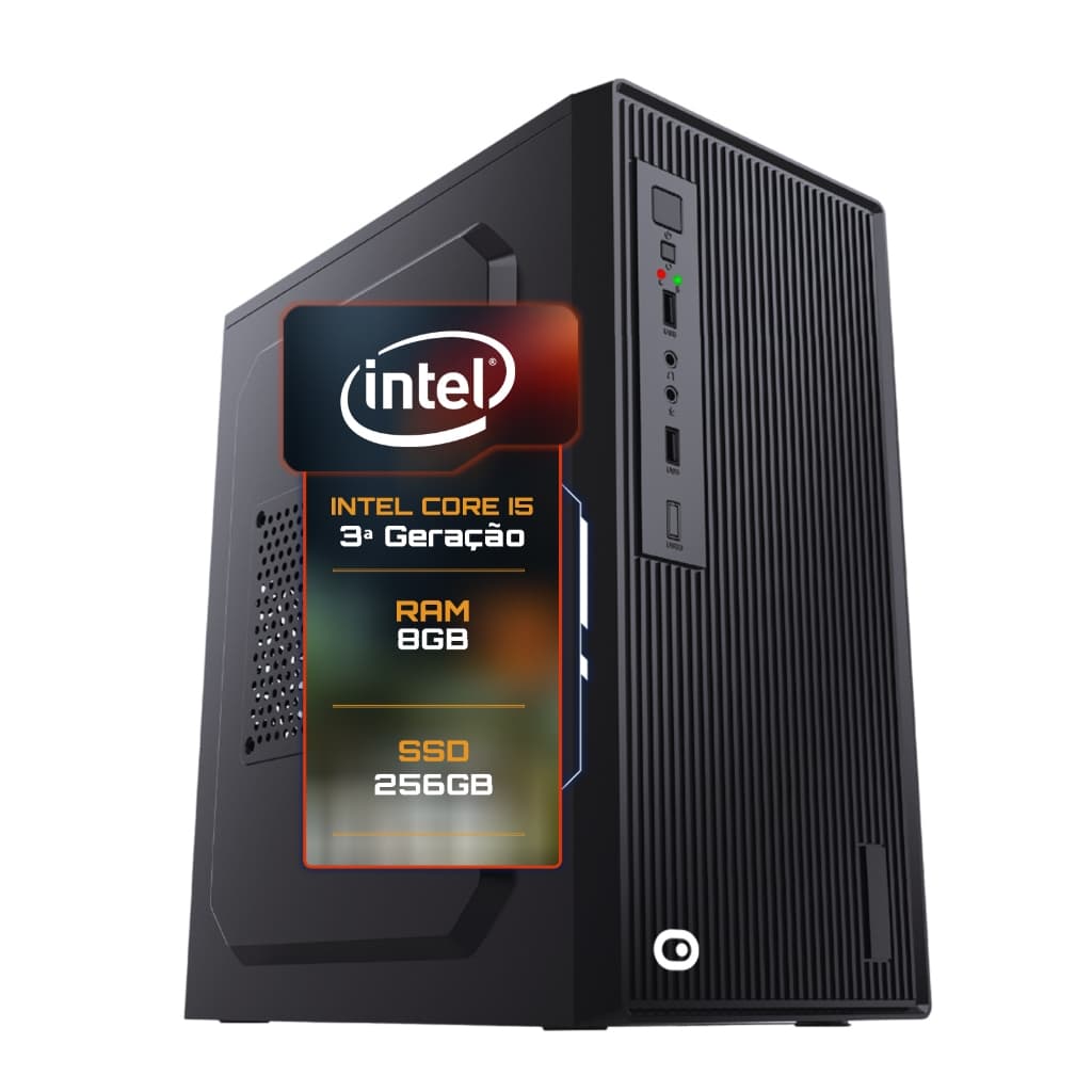 Computador 2Eletro Speed Intel Core i5, 8GB RAM, SSD 256GB, HDMI, Bivolt, Áudio HD - CD2E-0101SP