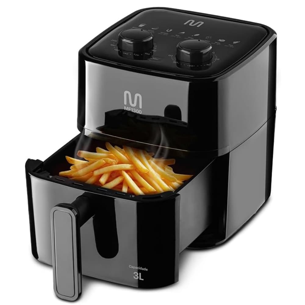 Fritadeira Elétrica Air Fryer Sem Óleo Saudável Timer 127V Multi