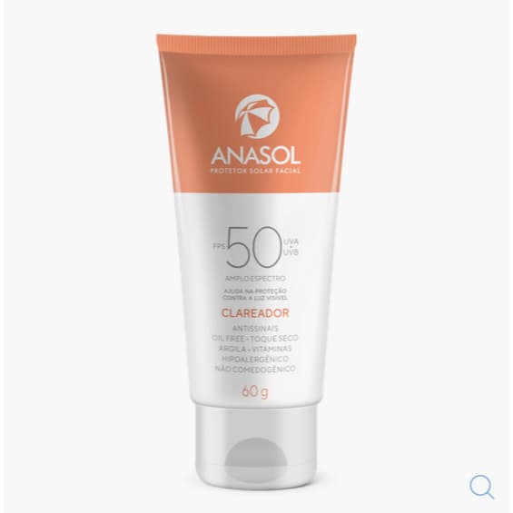 Anasol Protetor Solar Facial Clareador FPS 50 - 60g