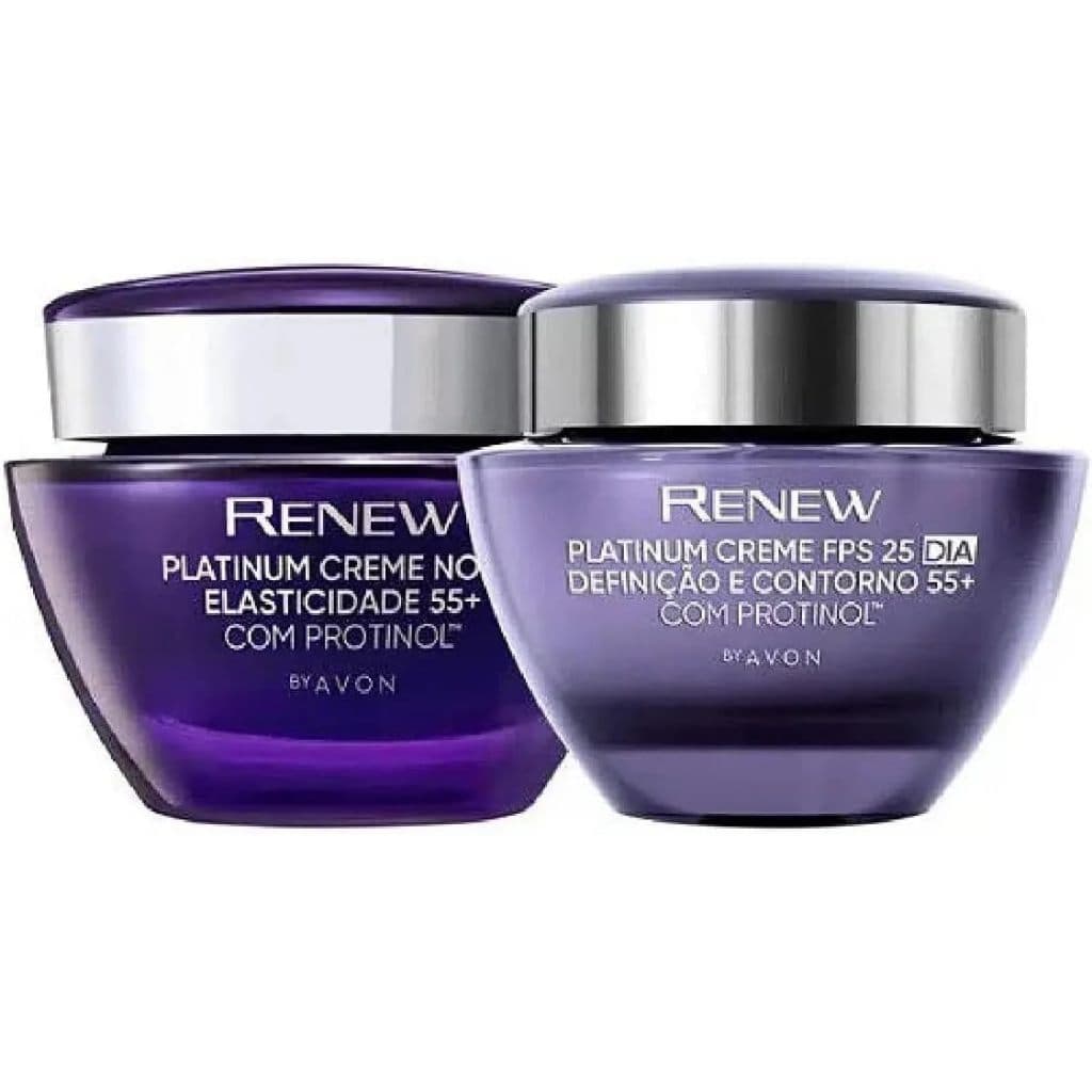 Renew Platium 55+ Noite e Dia Creme Anti-idade 50g Avon (Produto Original)