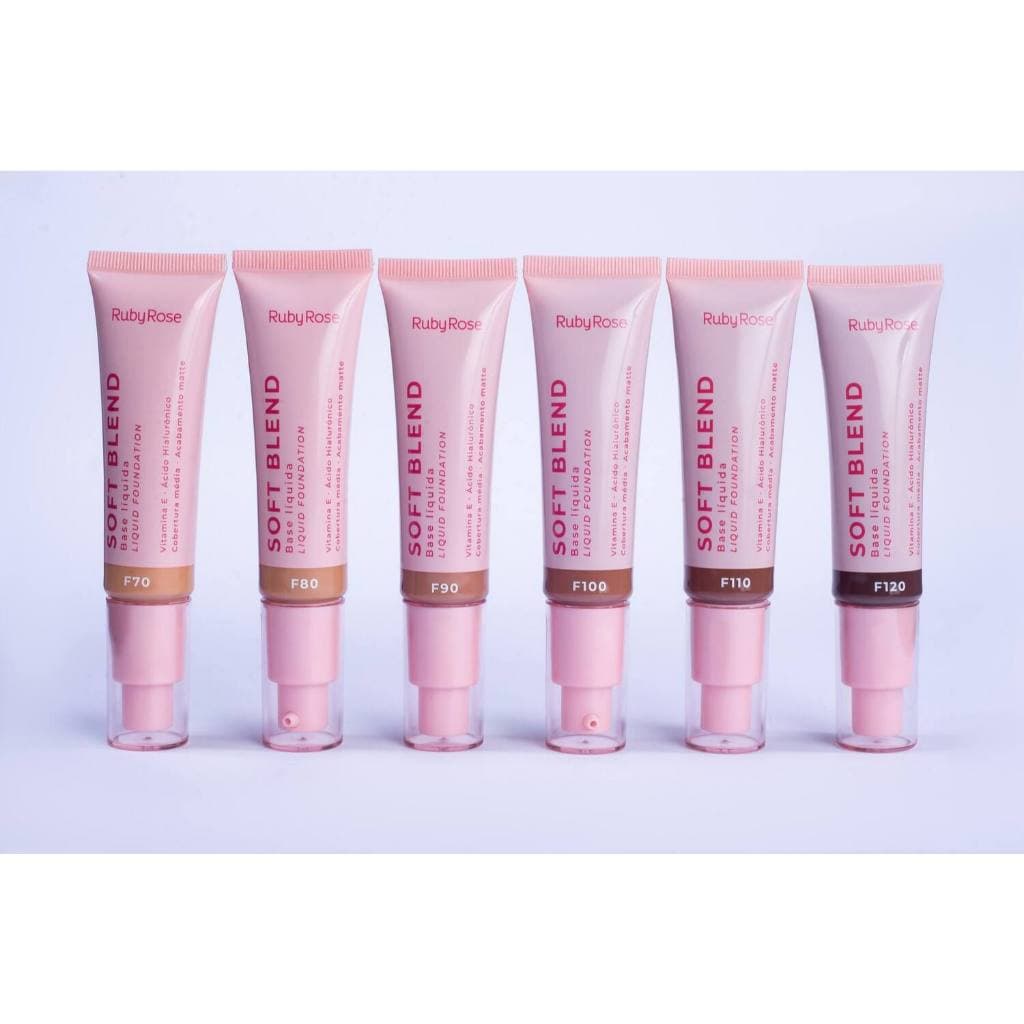 Base Liquida Soft Blender Ruby Rose Acabamento Matte