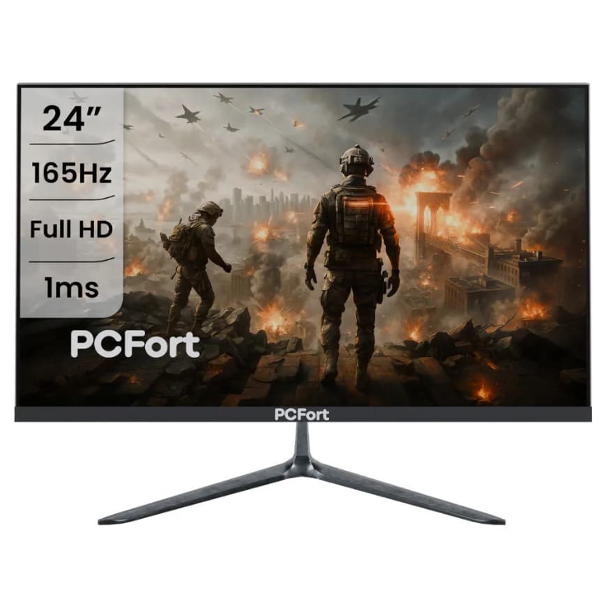 Monitor Gamer PCFort H238F 165hz 24'' Led Full Hd Freesync Hdmi Display Port VESA