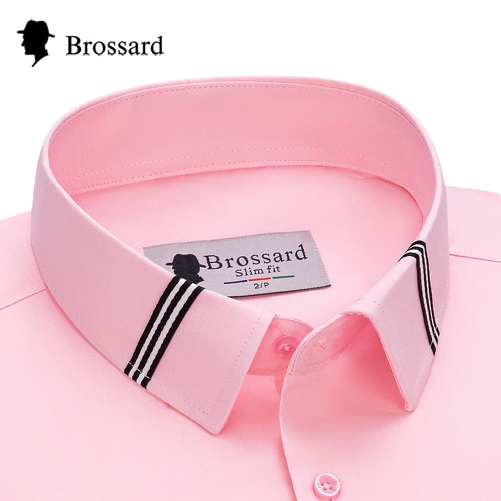 Camisa Social Masculina Slim fit Premium - Blusa Manga Longa Estilosa, Tecido Não Amassa e Elastano