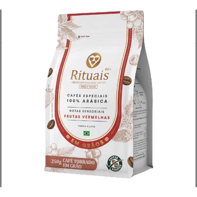 Kit 2 Café em Grão Rituais Frutas Vermelhas 250g