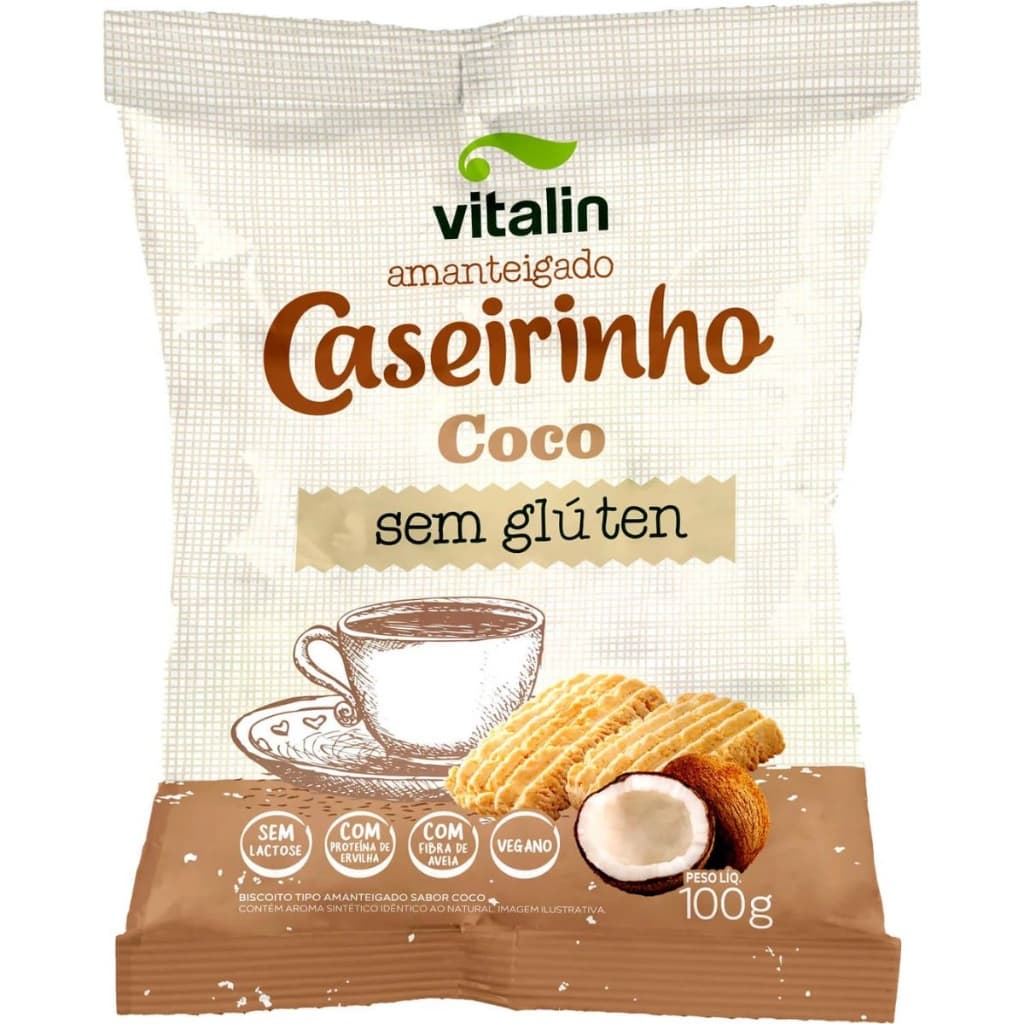 Sequilo Caseirinho Sem Glúten 100g 0 Lactose Sabores Variados Vitalin Lanche Saudável Envio Imediato