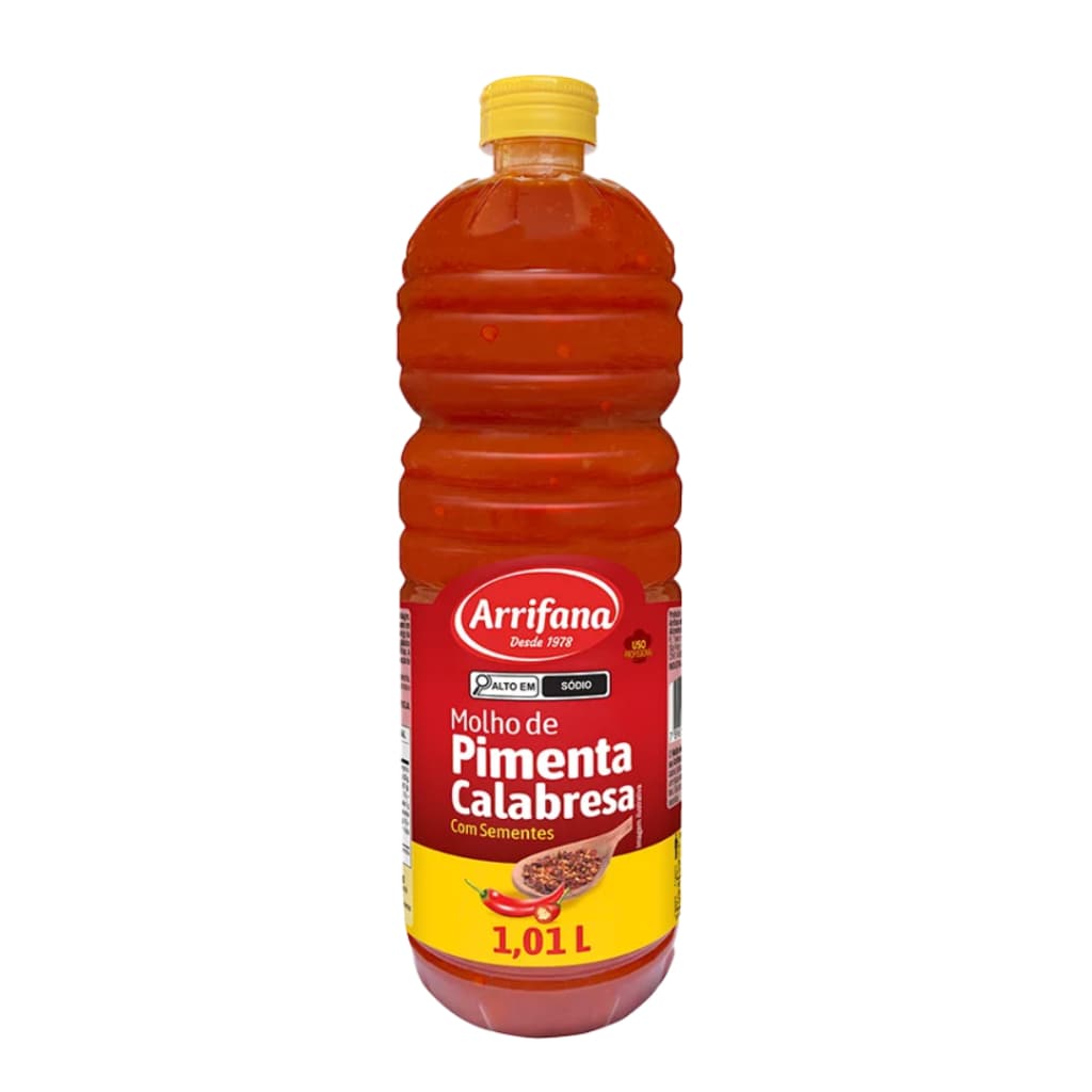 Molho de Pimenta Arrifana Calabresa Pet com 1,01L