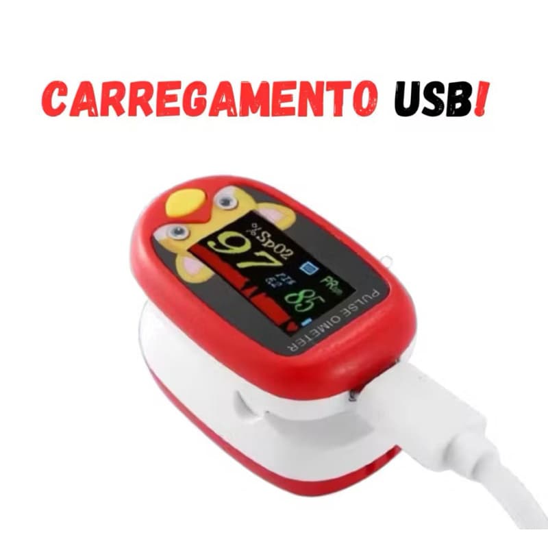 Oxímetro De Pulso Oxímetro Portátil (dedo) Inico Oxímetro vermelho
