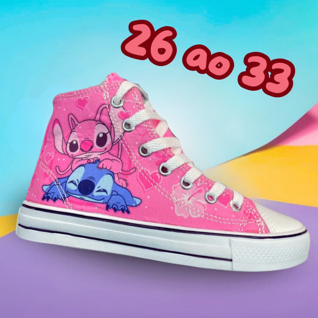 Tênis Infantil Feminino Escolar Botinha Super Confortável 26 ao 33 Antiderrapante Envio Rápido
