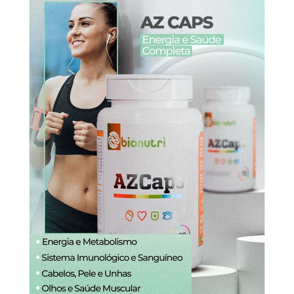 Suplemento Multivitamínico AZ Bionutri   Fonte Vitaminas e Minerais