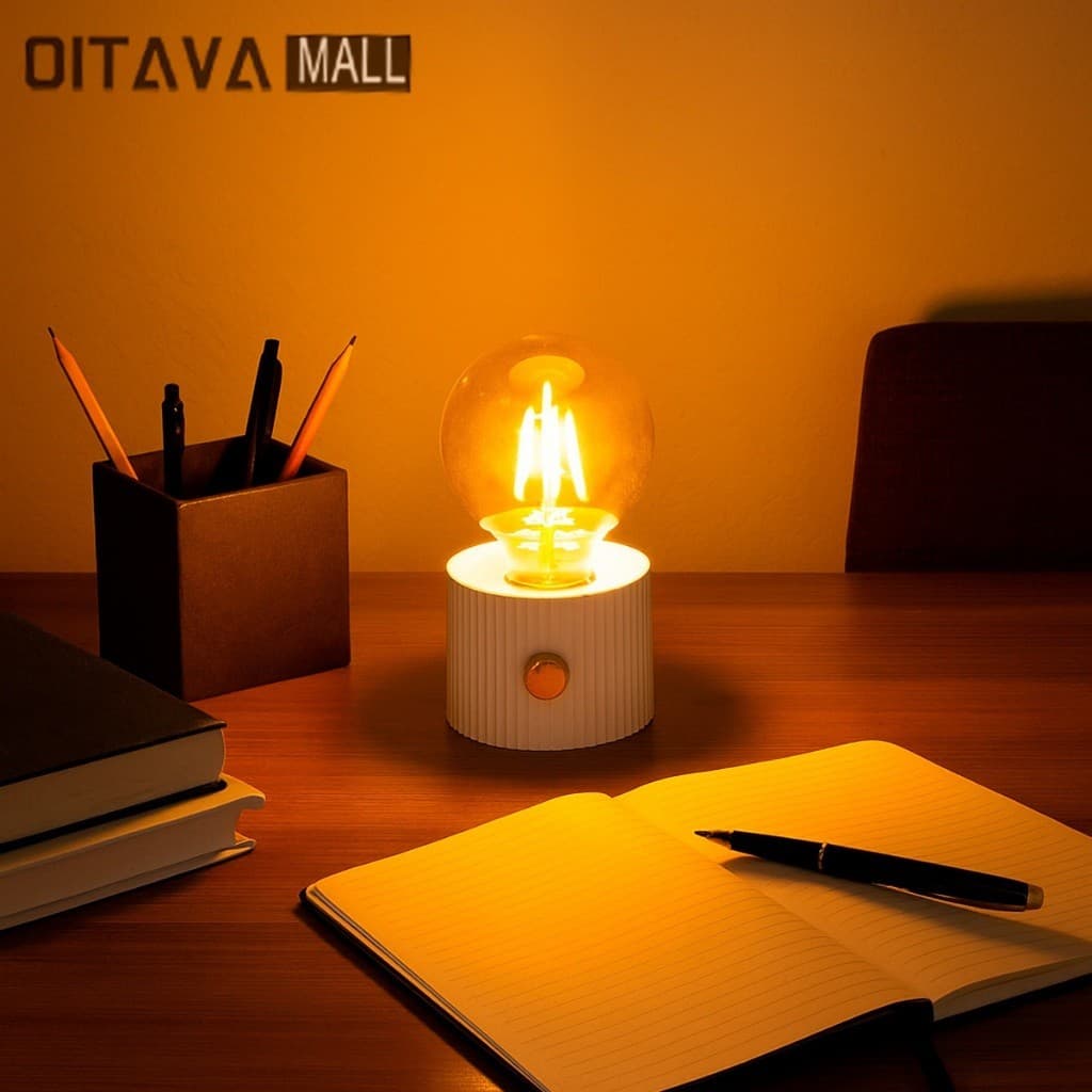 Luminária De Mesa Luz Led Aesthetic Recarregavel Usb