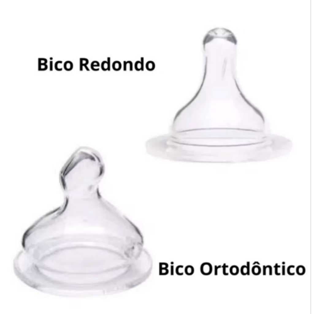 Bicos de Mamadeira Big Universal Ortodôntico e Redondo