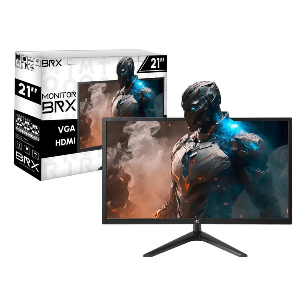 Monitor Gamer Brx Mbrx21bk 21 Gamer Led Preto