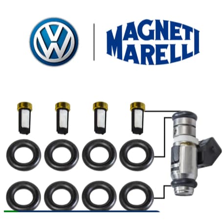 Reparo Bico Injetor Magneti Marelli Universal – Kit Completo com Anéis e Filtros