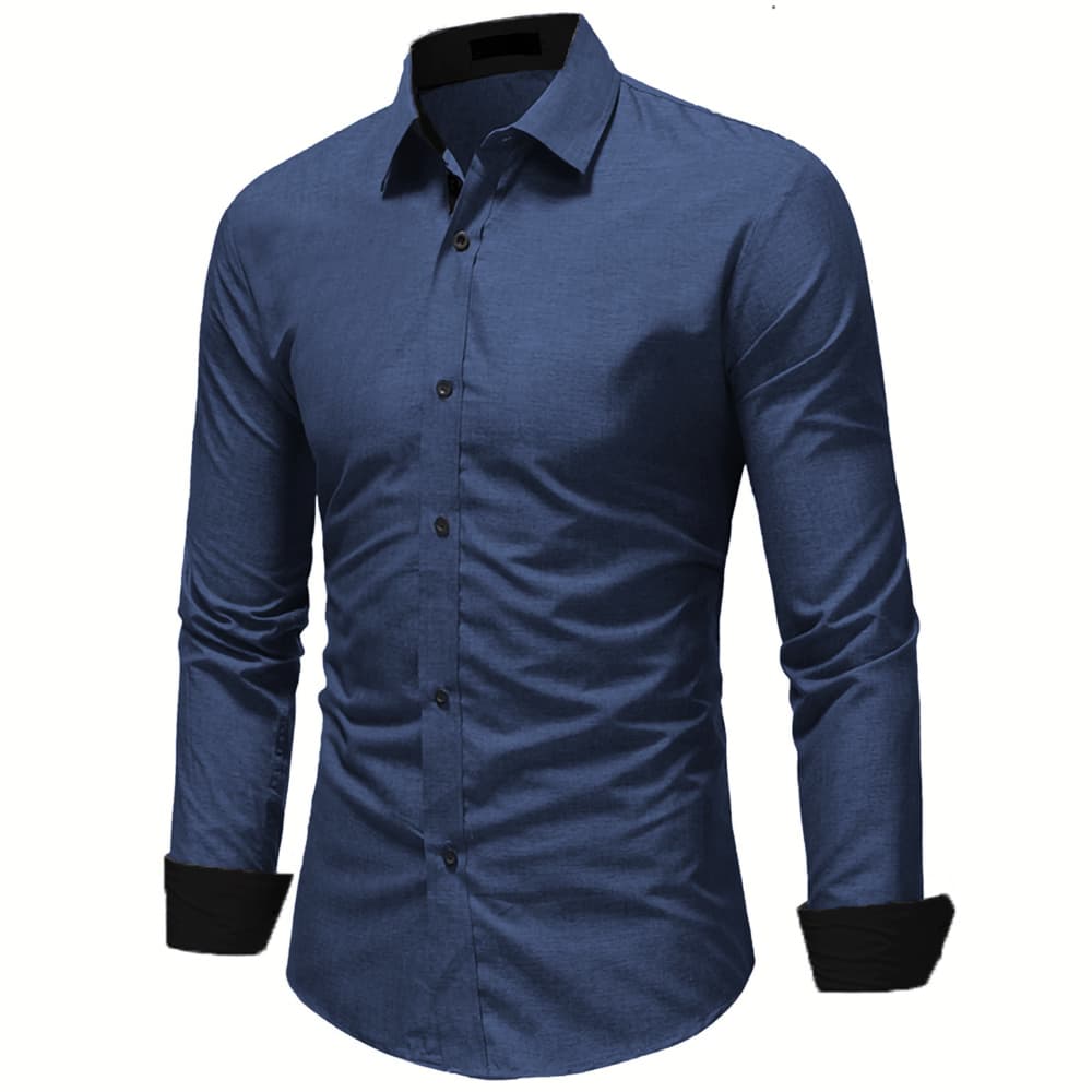Camisa Social Masculina Slim com ELASTANO Tecido PREMIUM Não amassa