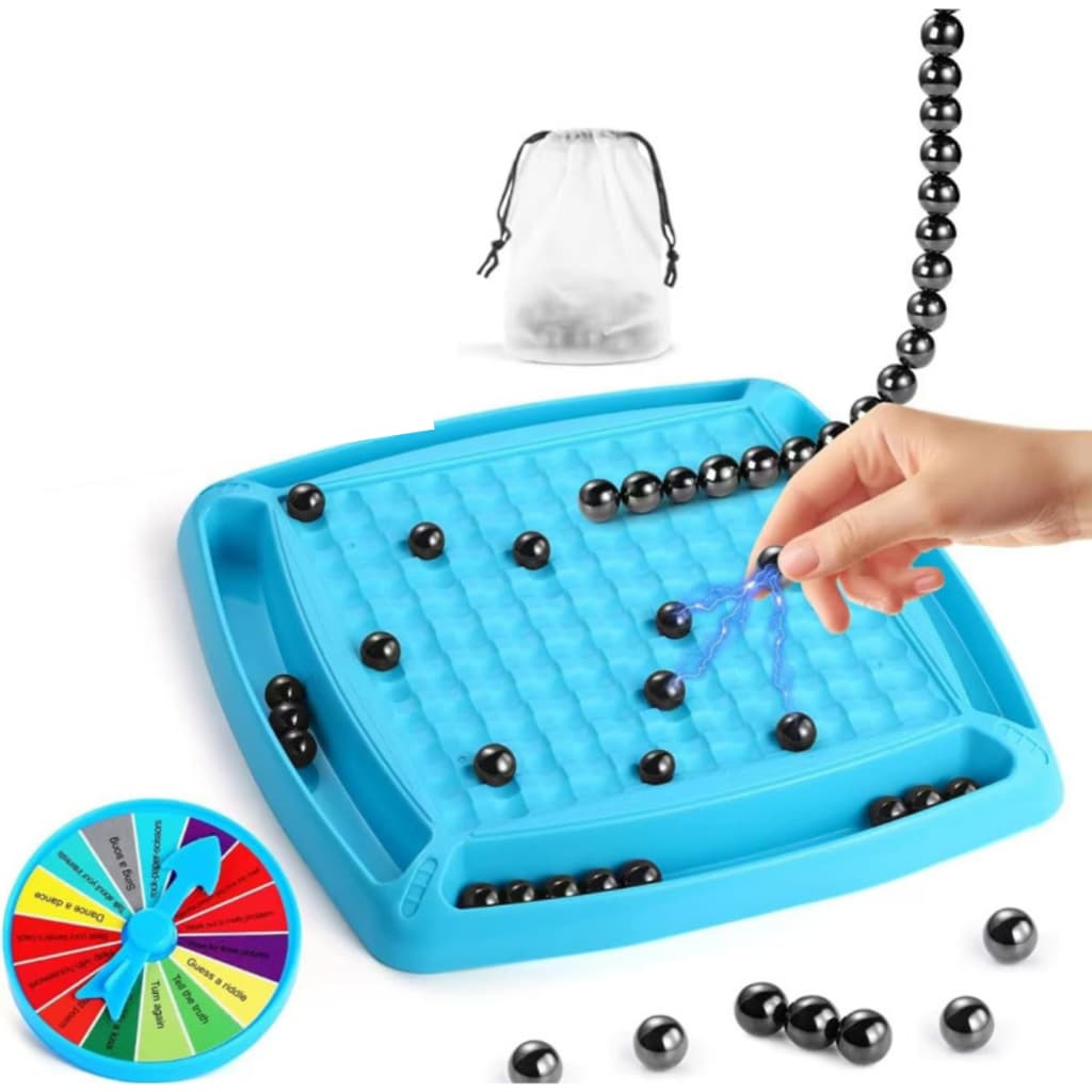 Jogo Tabuleiro Magnético 32 ou 20 Esferas Educativo P/ Crianças Adultos Raciocínio Lógica Brinquedo