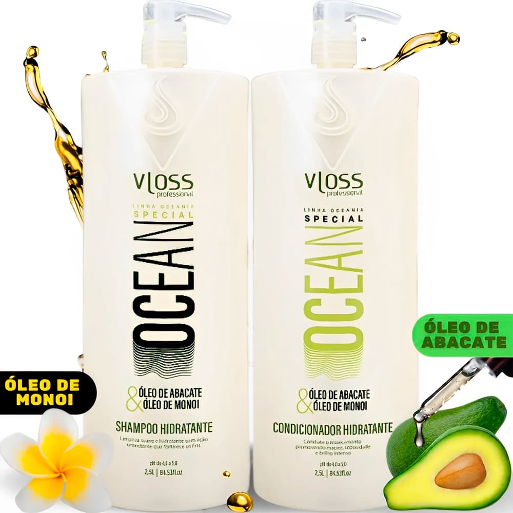 Kit Shampoo E Condicionador Econômico Hidratante Vloss
