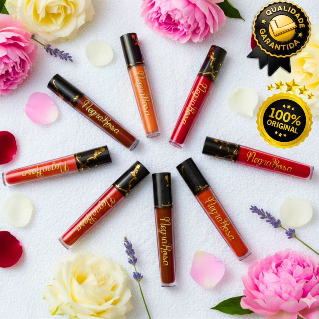 Batom Líquido Efeito Matte 4ml Negra Rosa Original
