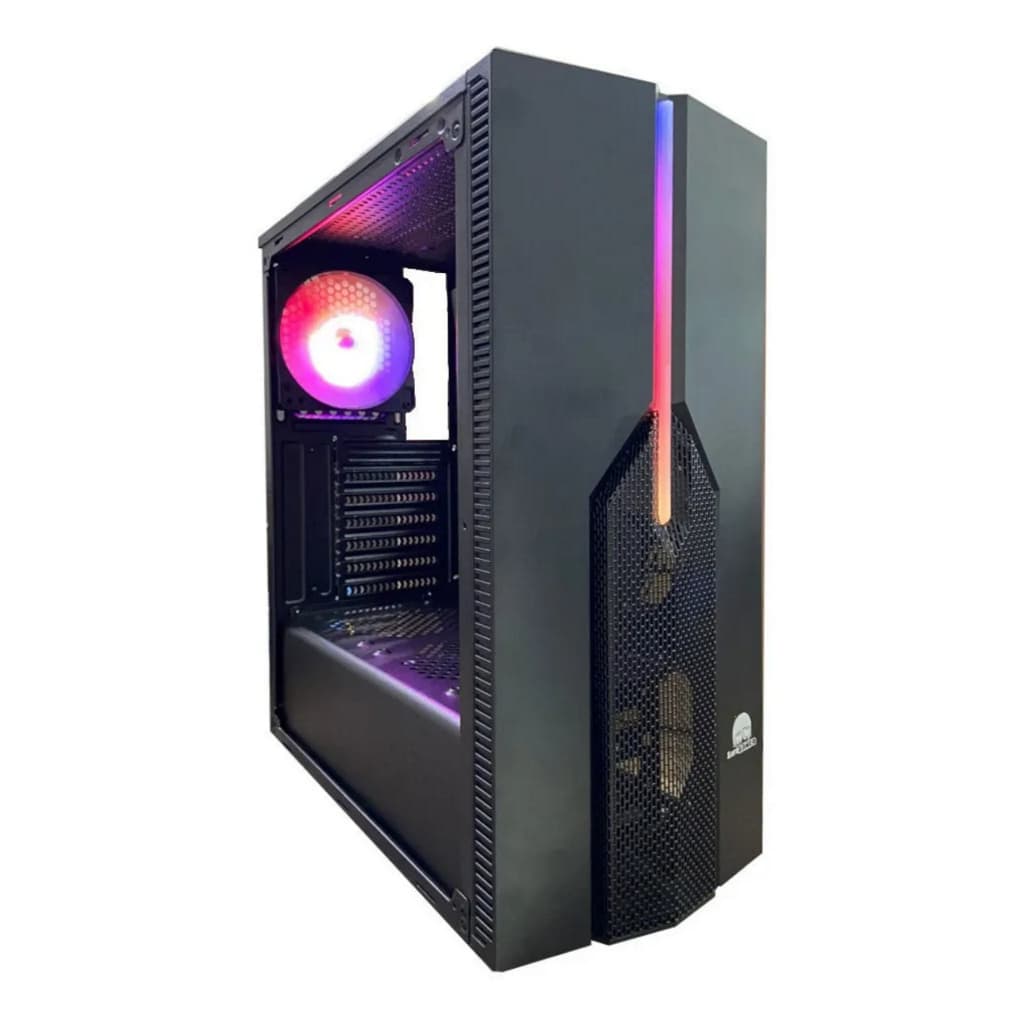 Gabinete Gamer Mid Tower RGB Safe Gamer T41 MATX Preto