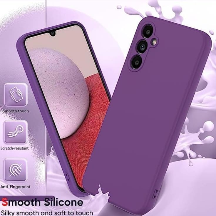 Capa Capinha De Silicone Com Veludo Dentro Para Galaxy M15 M35 M55 M14 M34 M54 M13 M23 M53 M32 M52