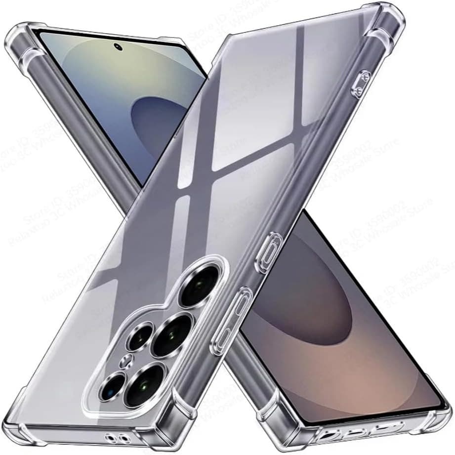 Capa Capinha Tpu Anti Impacto Transparente /SAMSUNG S20 S21 S22 S23 S24 S25 S26 FE PLUS EDEG ULTRA