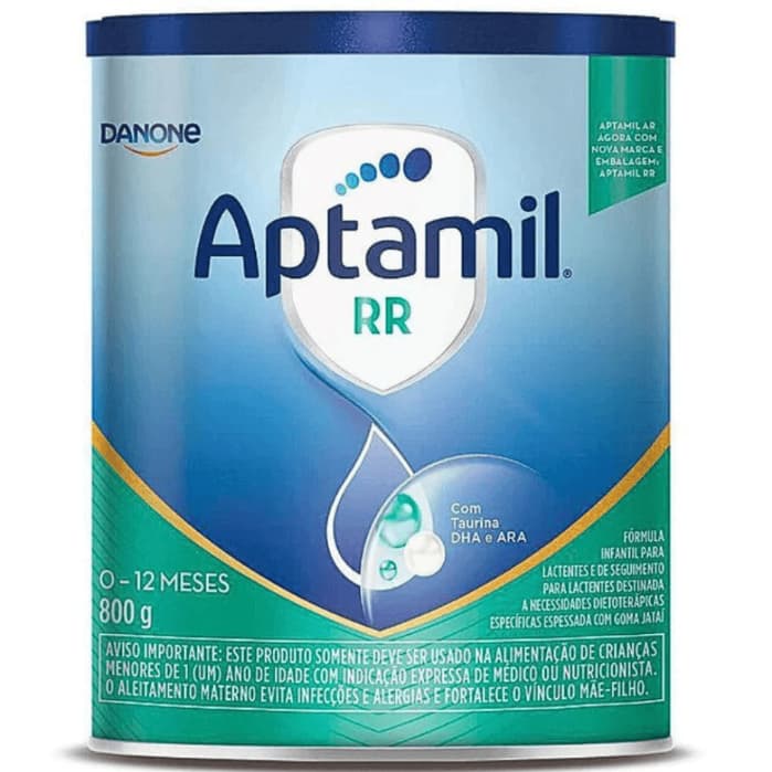 Fórmula Infantil Aptamil RR Danone 800g — Lactentes 0 a 12 Meses com Taurina, DHA e ARA
