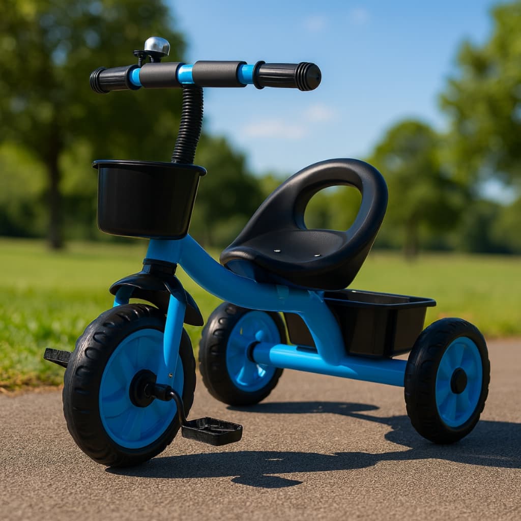 Bicicleta Infantil Andador Triciclo 03 Rodas Com Cestinha Para Crianças
