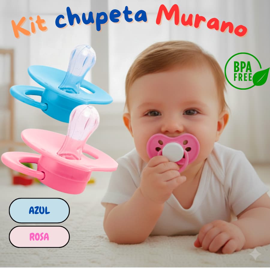Kit 10-20 Chupeta Borboleta Bico Silicone Redondo - Bebê Infantil Livre De BPA  TEX IN