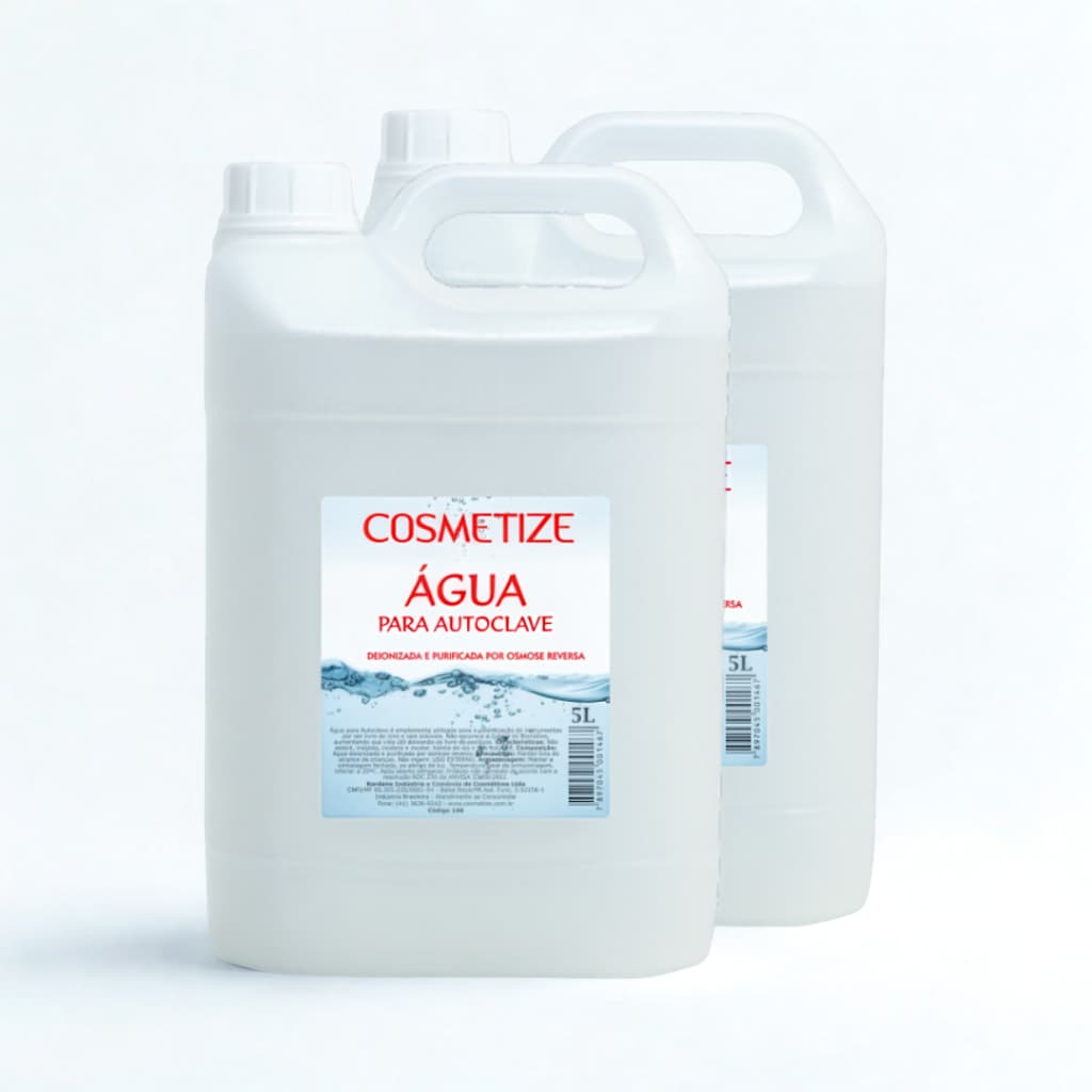 Kit Duas Águas Deionizadas para Autoclave 5L Cosmetize