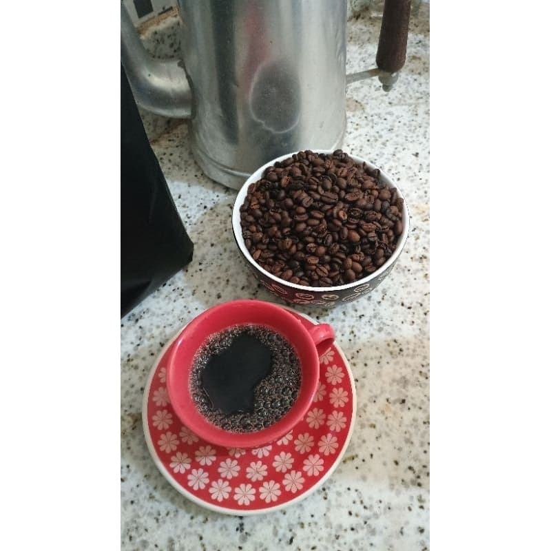 Café da Roça Torrado em Grãos 500g – Encorpado e Intenso | Café Artesanal Familiar