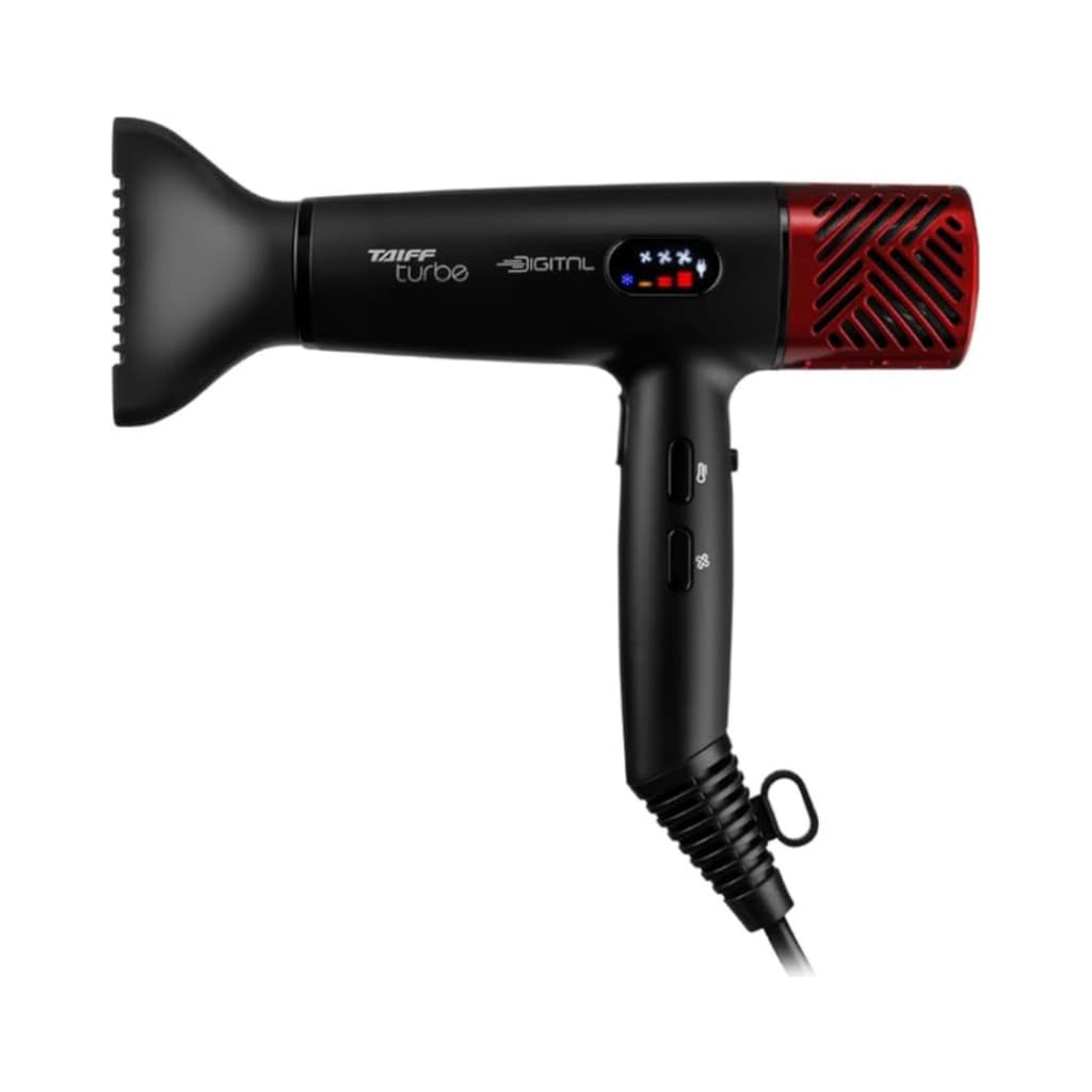 SECADOR DE CABELO TAIFF TURBE DIGITAL 2400W PROFISSIONAL - 127V
