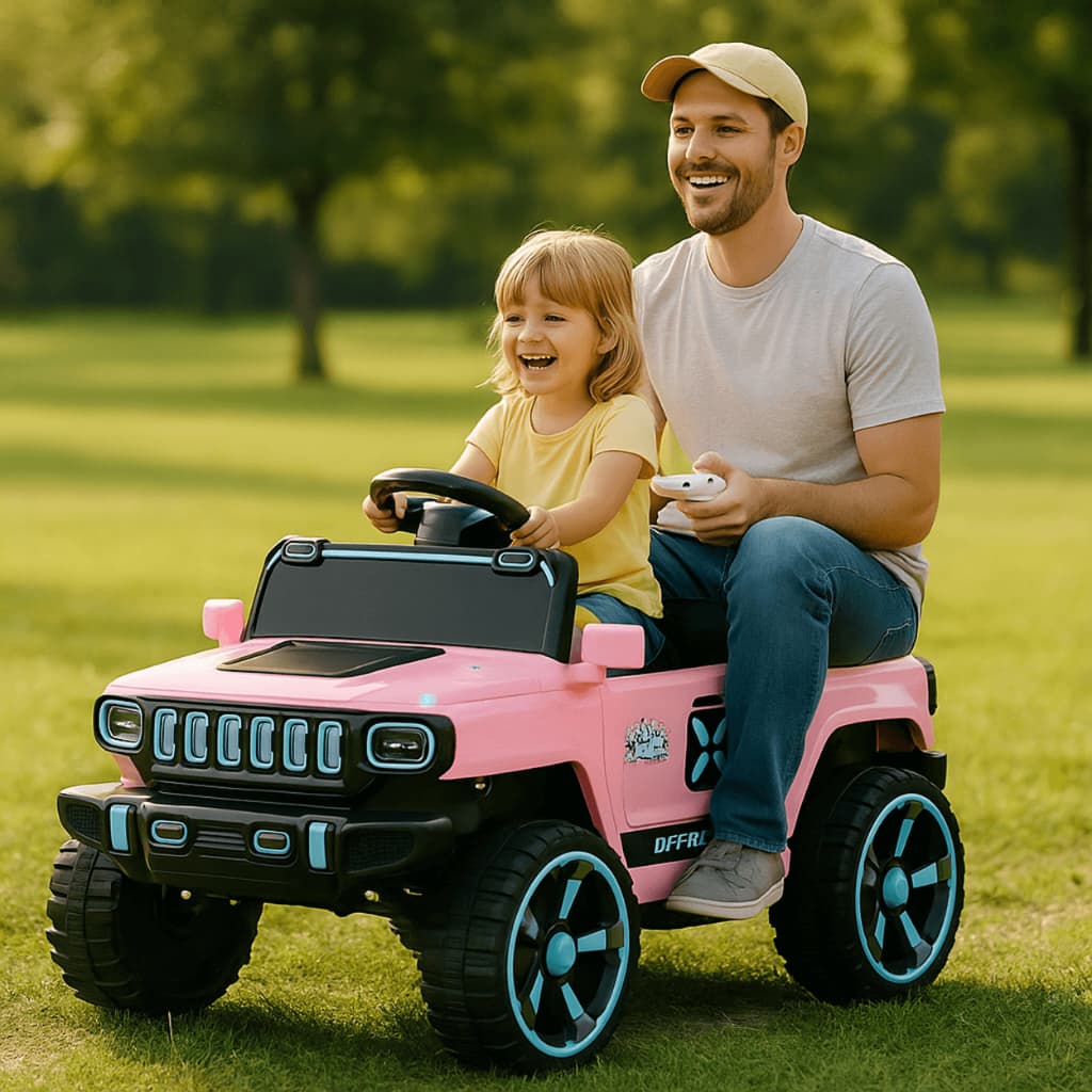 Carrinho Eletrico Infantil Zippy Toys Space Cross 4×4 12V com Controle Remoto Suporta 100kg