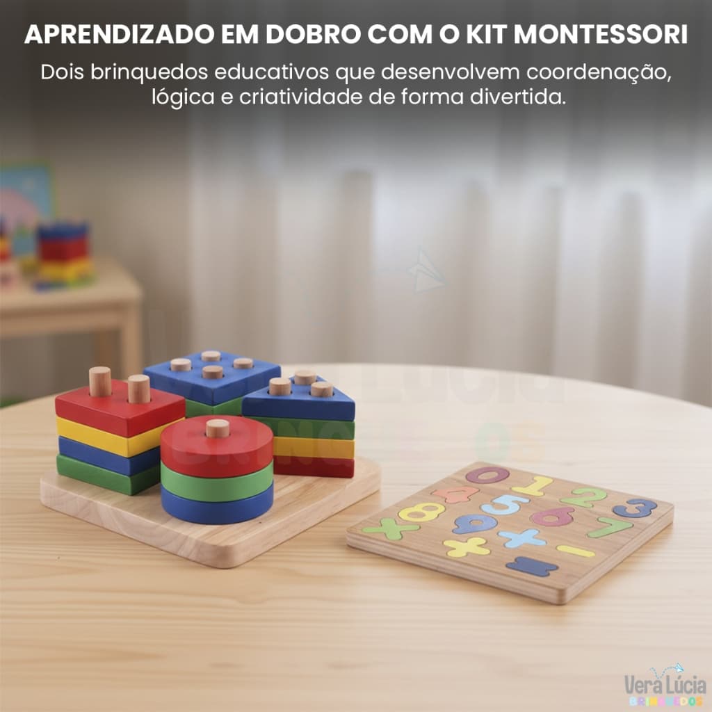 Brinquedos de Encaixe Formas Geométricas Brinquedos Educativos 3 Anos Menina Menino Montessori